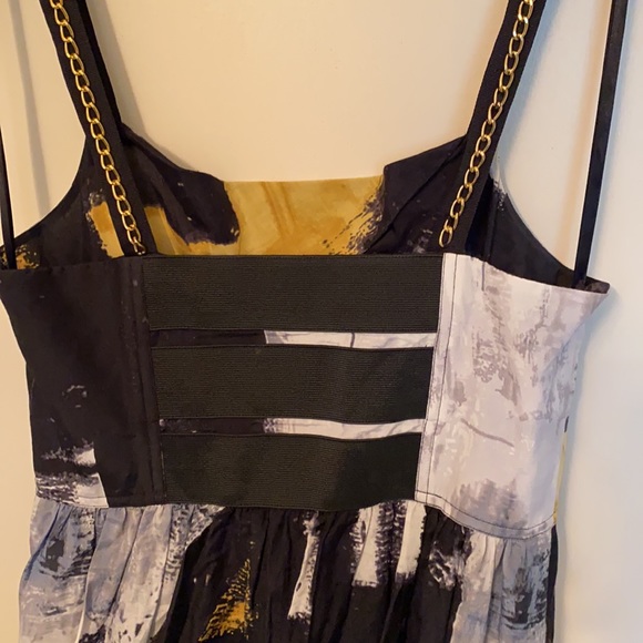 Rachel Roy black white and yellow bubble dress - Picture 3 of 7